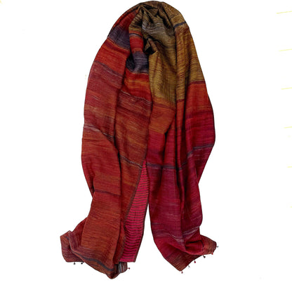 2437 wool silk stole