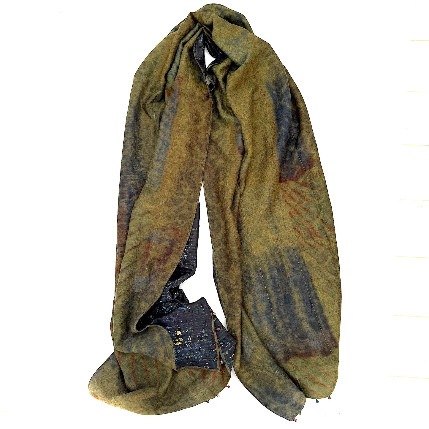 2440 wool silk stole