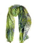 2445 wool silk stole