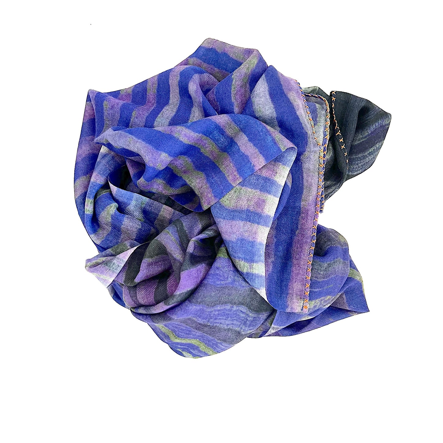 2447 wool silk stole