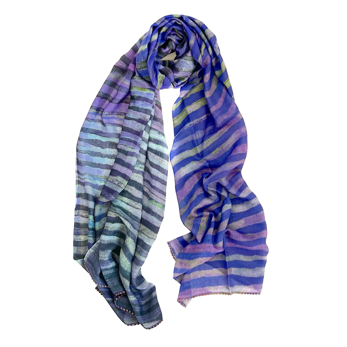 2447 wool silk stole