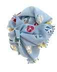 2457 cotton silk scarf