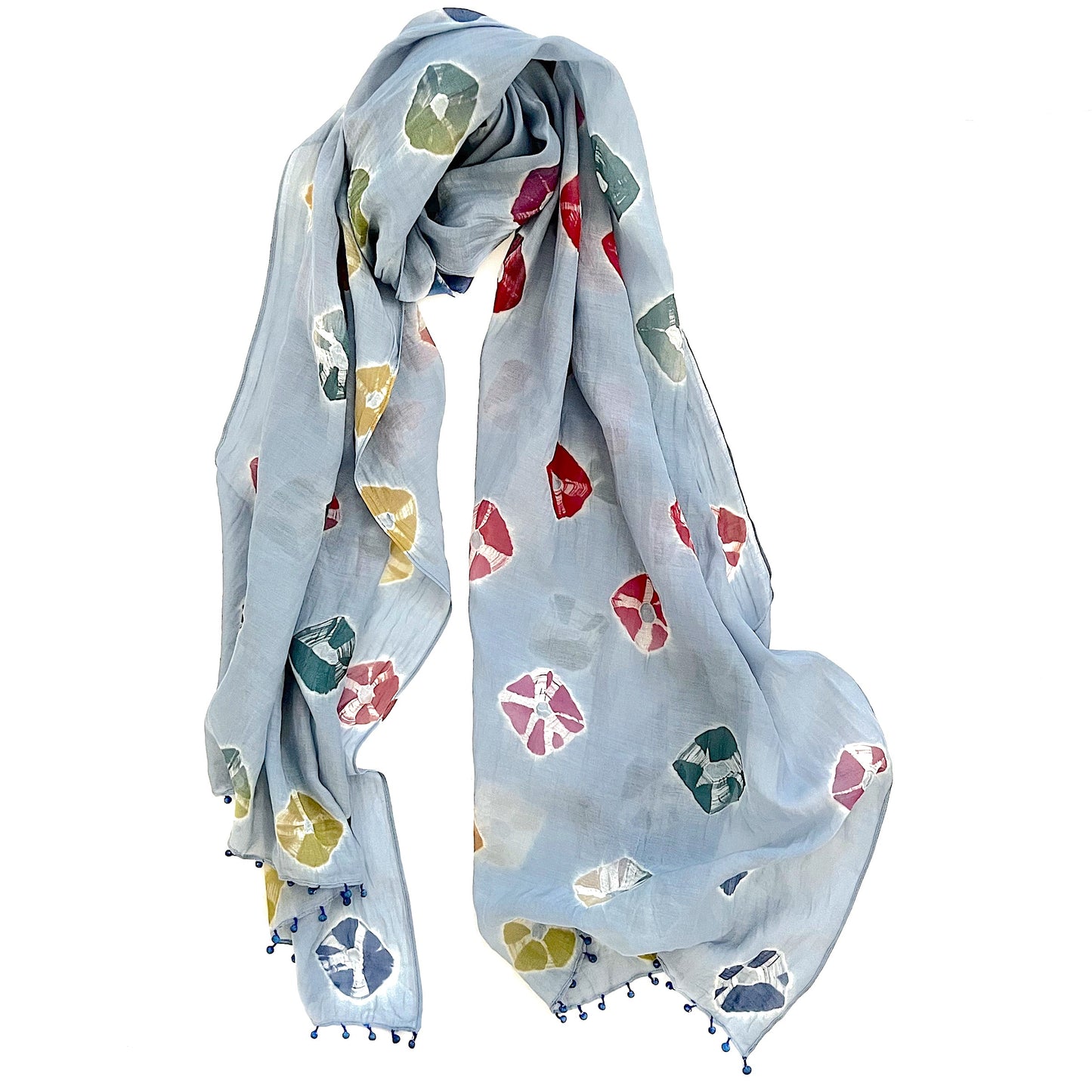 2457 cotton silk scarf
