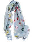 2457 cotton silk scarf