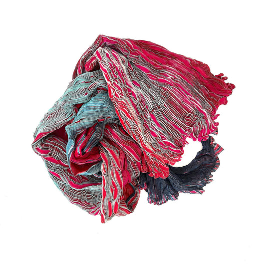 2481 tie dyed silk scarf