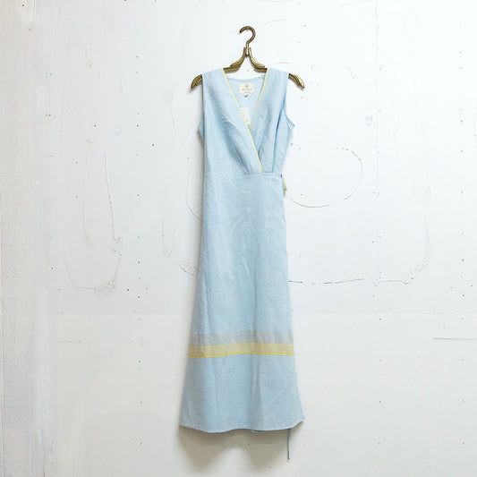24MN6 - linen wraparound dress