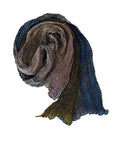 2562 Tie Dyed Silk Scarf