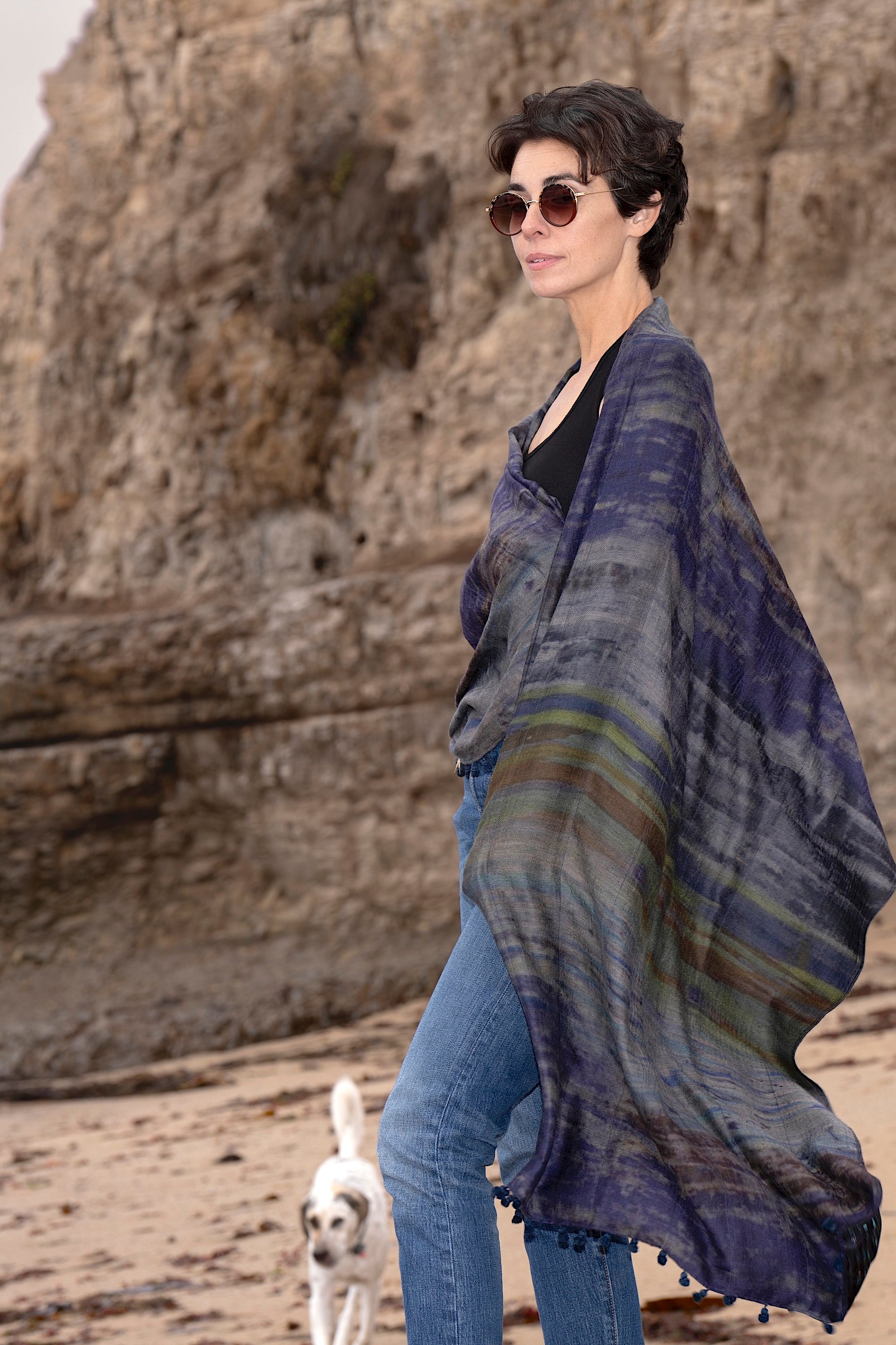 2576 Wool Silk Stole – Marigold Row