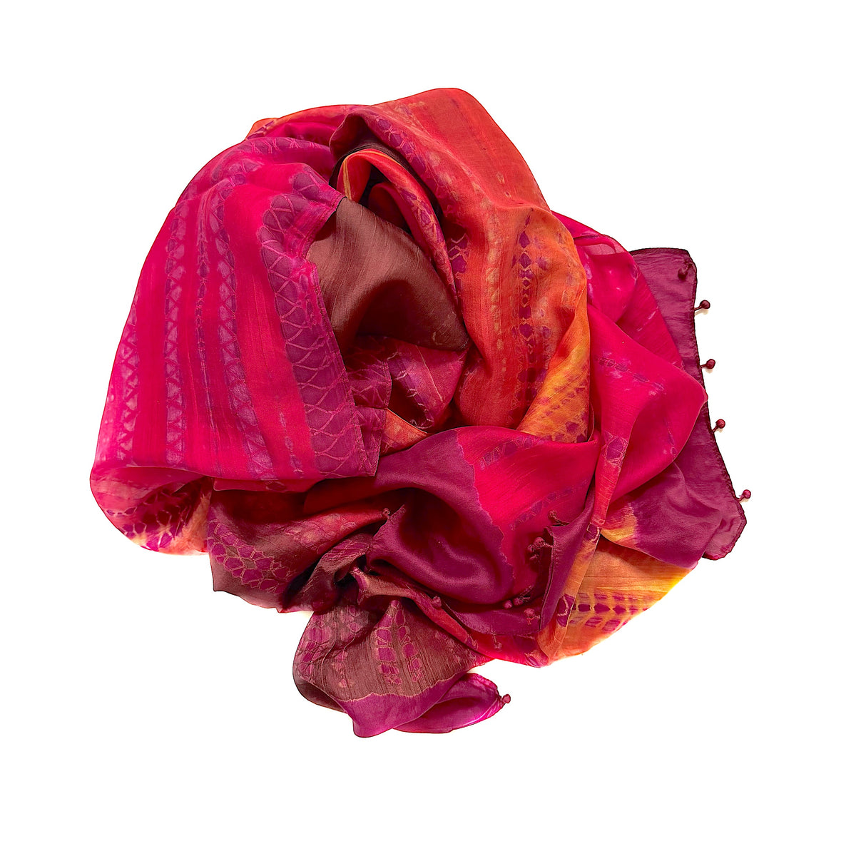 2608 Dyed Silk Scarf