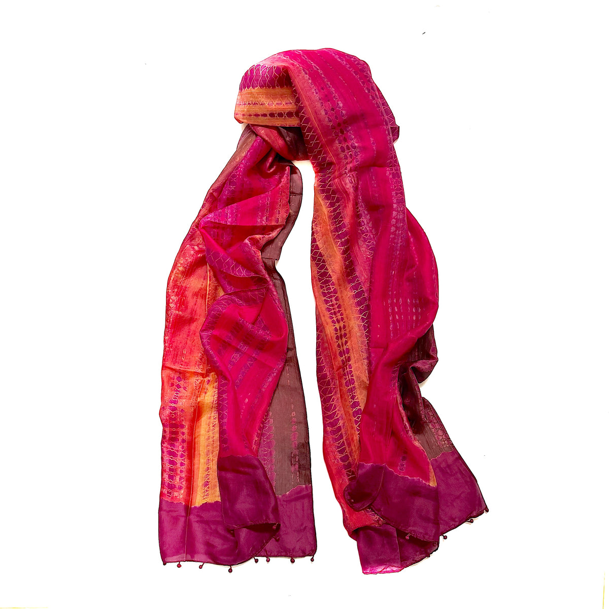2608 Dyed Silk Scarf