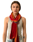 2611 Tie Dyed Silk Scarf