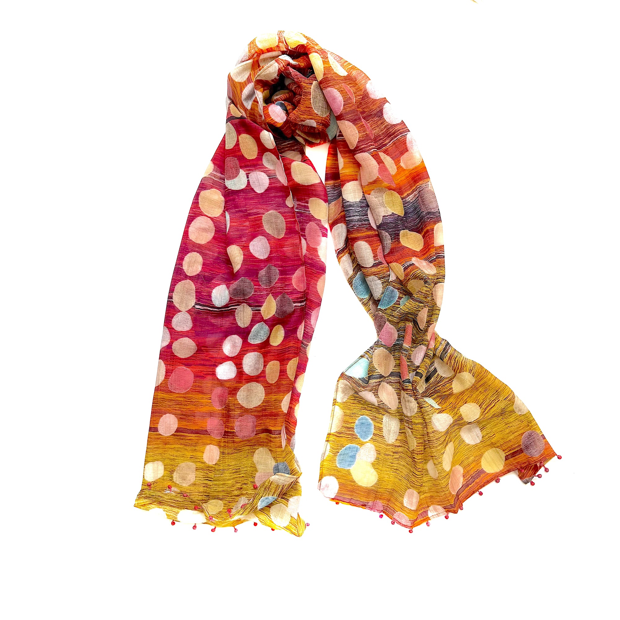 2633 Cotton Silk Scarf