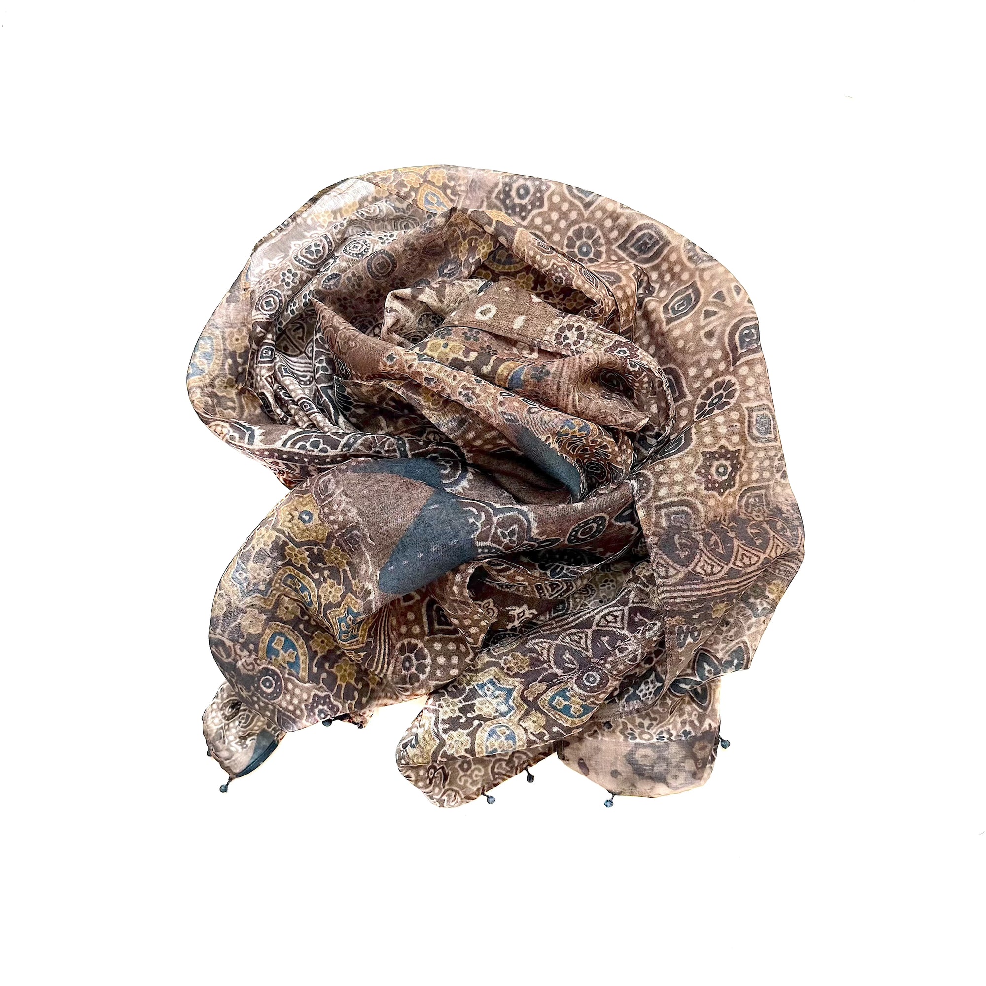 2638 Cotton Silk Scarf