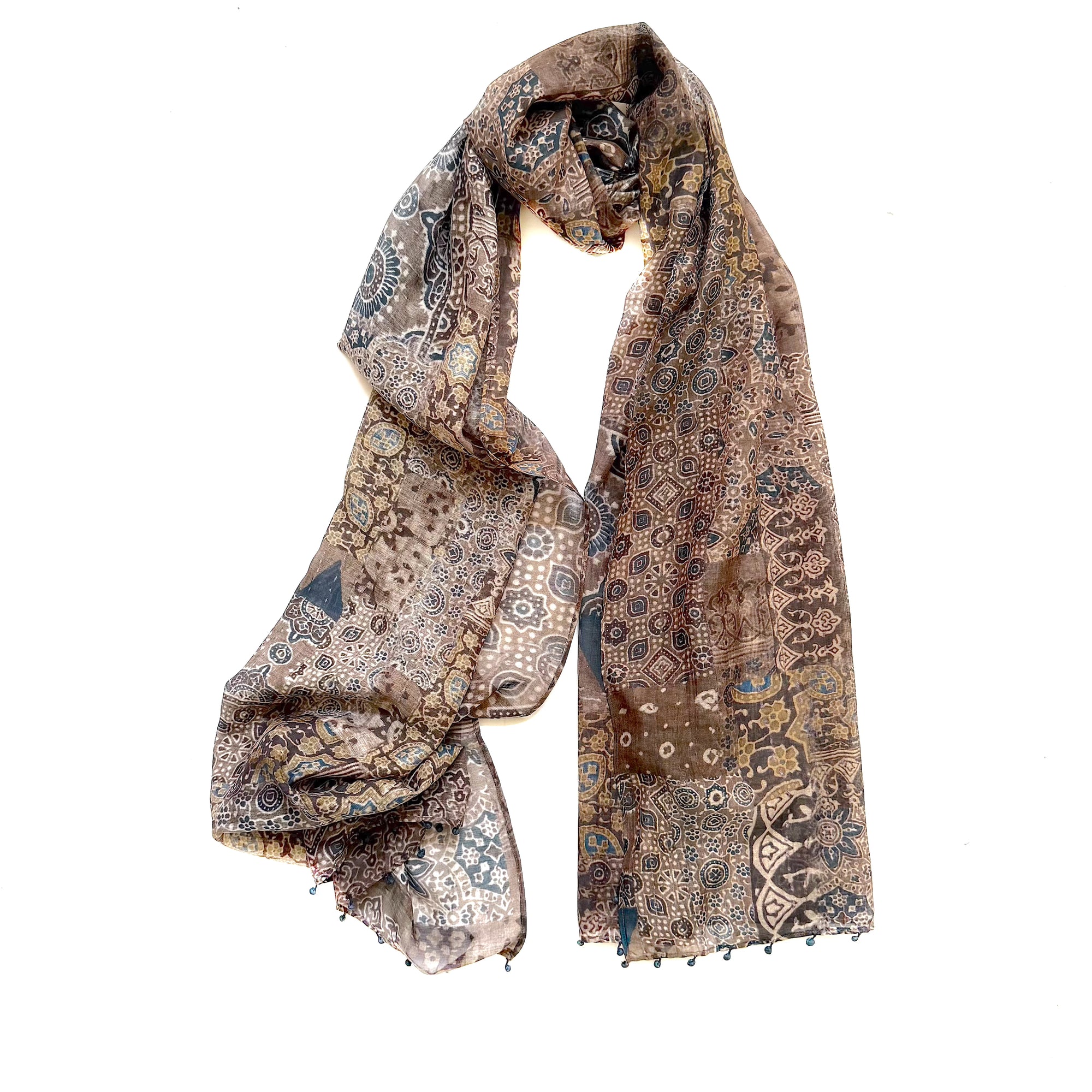 2638 Cotton Silk Scarf