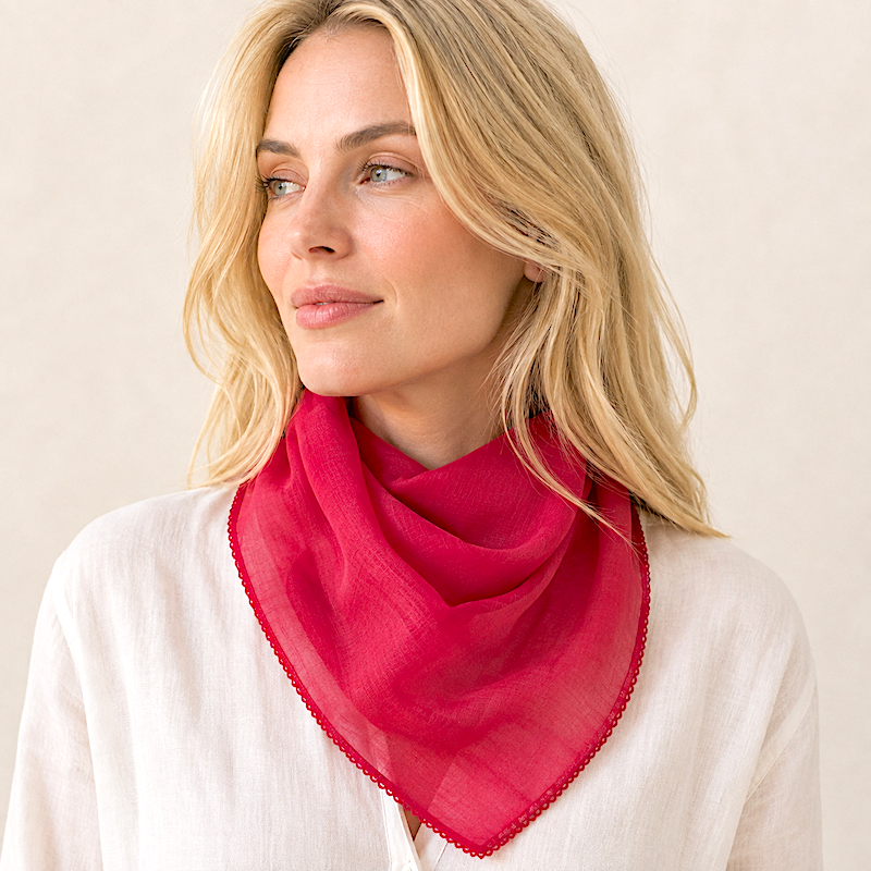 2639 Cotton Silk Scarf