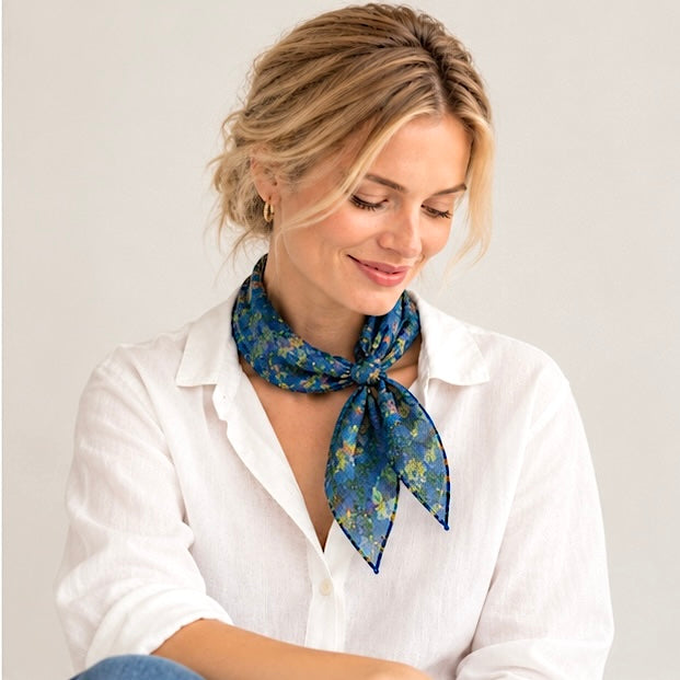 2666 Cotton Silk Scarf