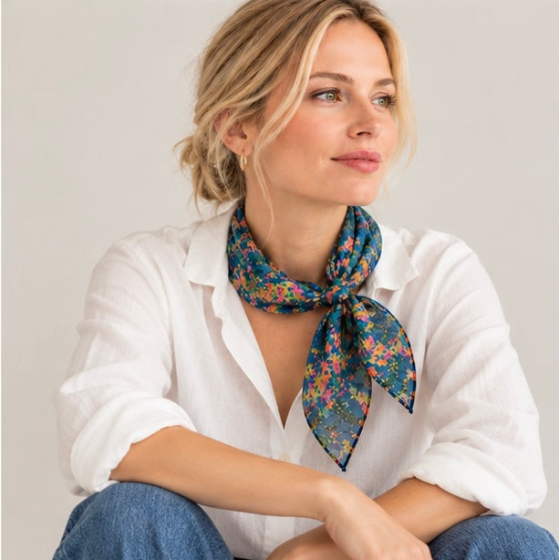 2664 Cotton Silk Scarf